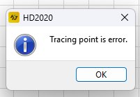 HD2020: Tracing point is error