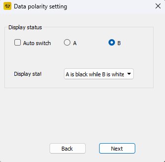 Data polarity setting